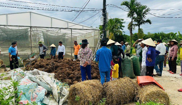 Chuyển giao quy trình xử lý phụ phẩm nông nghiệp thành phân bón hữu cơ